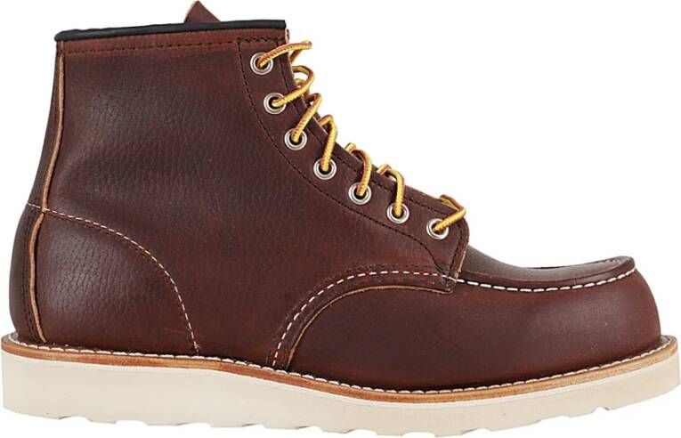 Red Wing Shoes Klassieke Moc Toe Werklaarzen Brown Heren