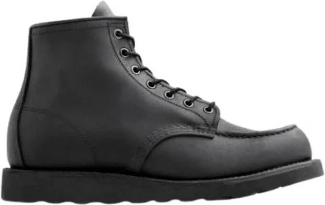 Red Wing Shoes Klassieke Moc Zwart Leren Laars Black Heren