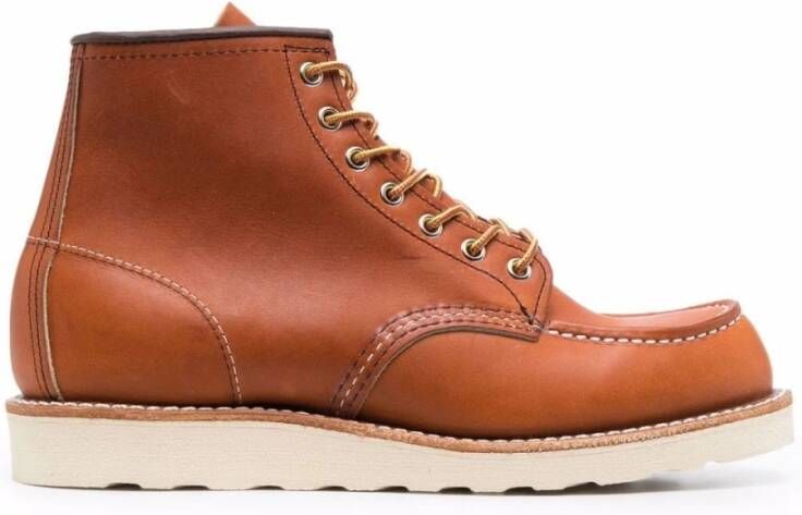 Red Wing Shoes Klassieke Moc 6 inch Waterdichte Leren Schoenen Brown Heren