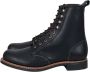 Red Wing Shoes Vetersluiting Silvershmith Laarzen Black Dames - Thumbnail 1