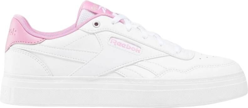 Reebok Bloemen Court Advance Sneaker Wit White Dames