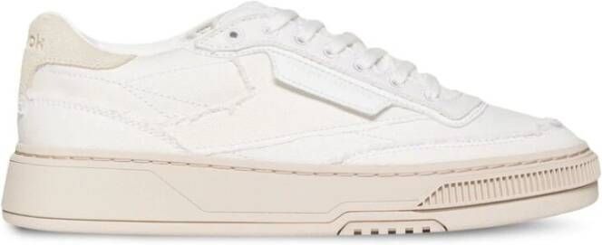 Reebok Canvas Sneakers Club C Ltd Style White Heren