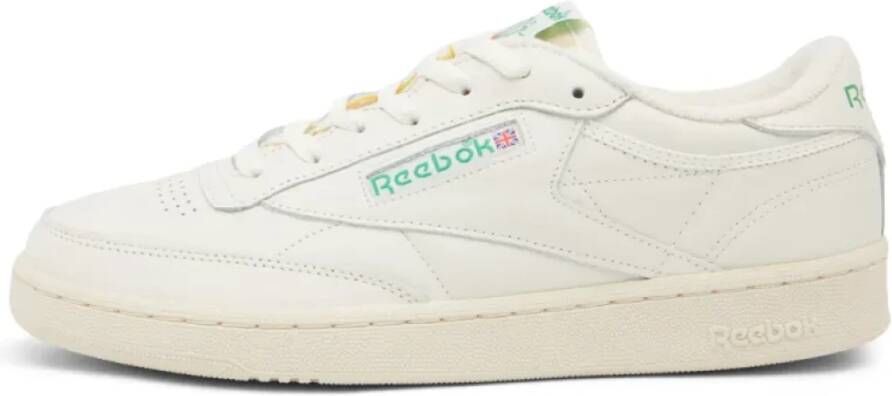 Reebok Club C 1985 TV Sneakers Krijt Papier Wit & Groen-40 White Heren