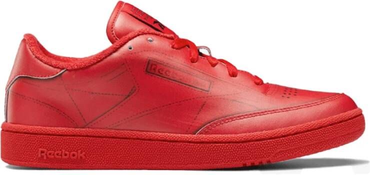 Maison Margiela Classic Leather Trainers Rood Heren