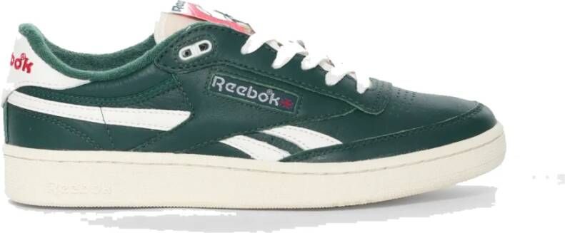 Reebok Club C Revenge Vintage Sneakers Donkergroen Krijt & Neon Cherry-40 Green Heren