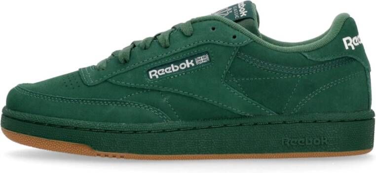 Reebok Donkergroene Lage Sneaker met Geborduurd Logo Green Heren