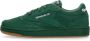 Reebok Donkergroene Lage Sneaker met Geborduurd Logo Green - Thumbnail 14