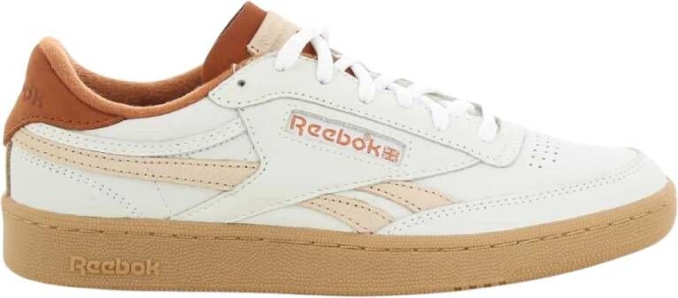 Reebok Herenschoenen Cognac Club C Revenge VNT White Heren