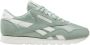 Reebok CLASSIC NYLON HYBRID Groen HYBRID Groen CHALK Dames Sneakers Groen - Thumbnail 2