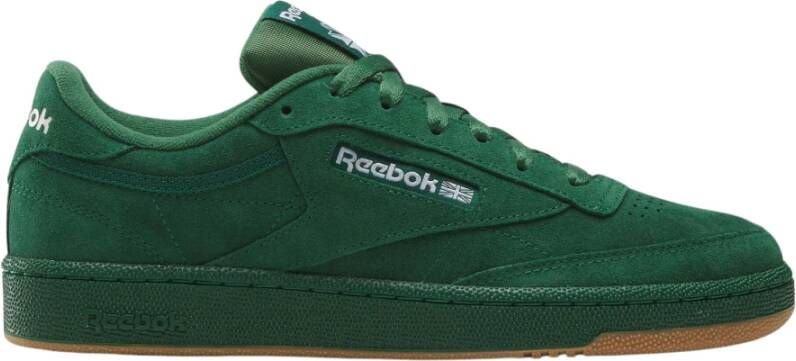 Reebok Donkergroene Lage Sneaker met Geborduurd Logo Green