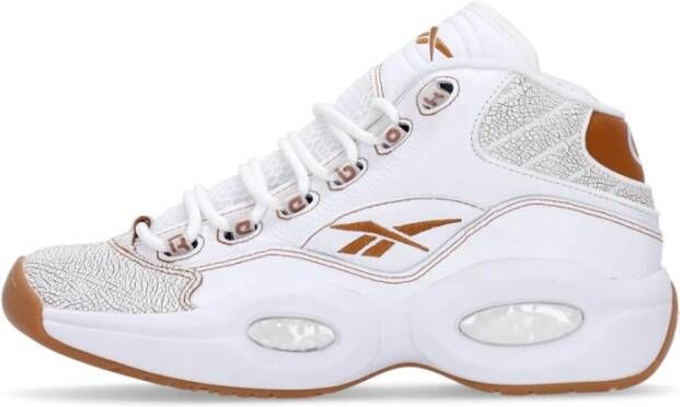 Reebok Mid Witte Basketbalschoen Iverson N°3 White