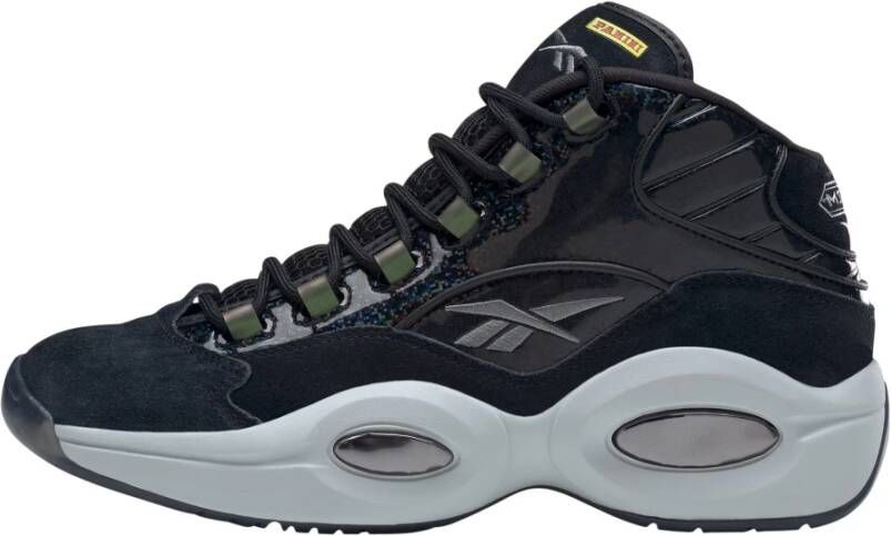 Reebok Panini Mid Sneakers Zwart Heren