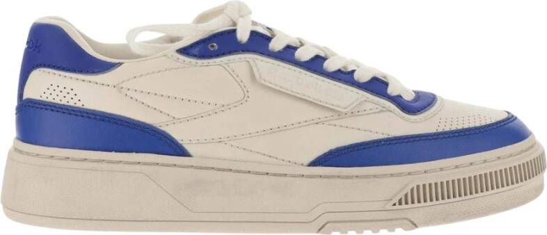 Reebok Rmia04Dc99Lea005 0140 10000034 Stijlvolle Leren Sneakers Blue Heren