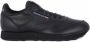 Reebok Classic Leather Heren Sneakers Sportschoenen schoenen Zwart - Thumbnail 3