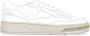 Reebok Witte Leren Sneakers Ronde Neus Logo White - Thumbnail 7