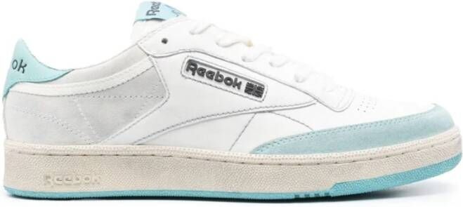 Reebok Heldere Blauwe Club C 85 Low-Top Sneakers Blauw Heren