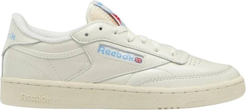 Reebok Club C 85 Vintage met blauwe details Wit Leer Lage sneakers Unisex