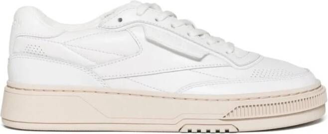 Reebok Witte Leren Sneakers White Heren