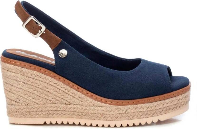 Refresh Esparto wedges Blue Dames