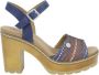 Refresh High Heel Sandals Blauw Dames - Thumbnail 1