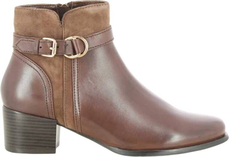 Regarde le Ciel Cognac Leren Damesschoenen Jolene Brown Dames