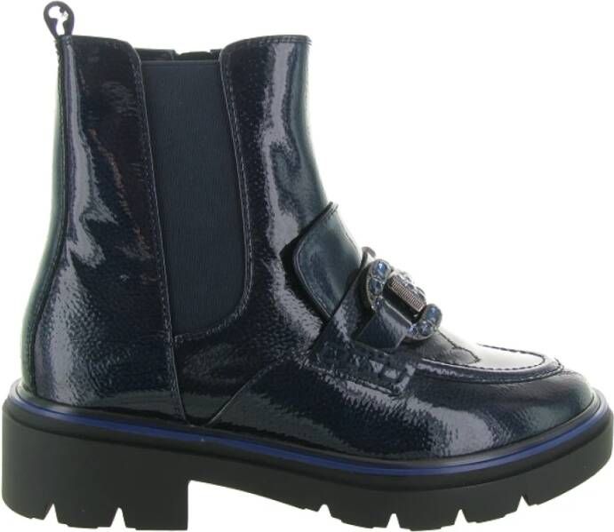 Regarde le Ciel Stijlvolle Ginevra 04 Schoenen Blue Dames