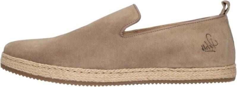 Rehab Beige Loafer Ricardo Suede Leather Beige Heren