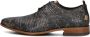 Rehab Elegante zwarte leren schoenen Greg Matrix Black Heren - Thumbnail 3