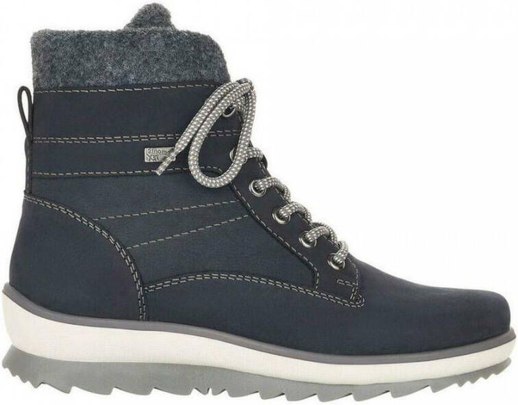 Remonte Casual Suede Booties Blauw Dames