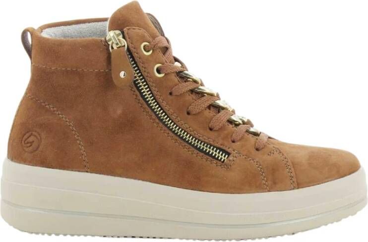 Remonte Dames Cognac Schoenen Stijlvol Model Brown Dames