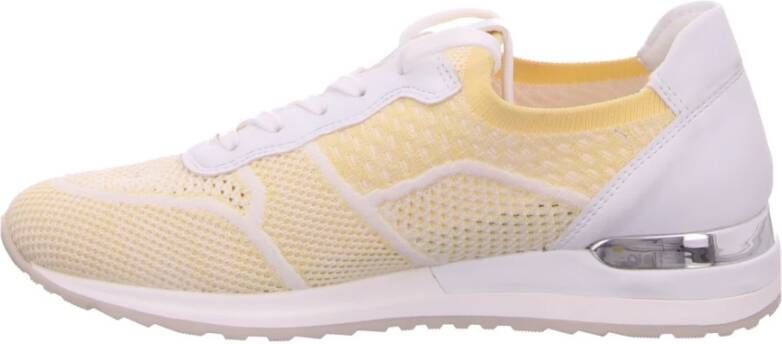 Remonte Gele Veterschoen Gebreide Sneaker Yellow Heren