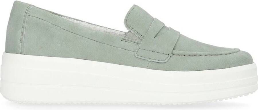 Remonte Groene Casual Gesloten Loafers Vrouwen Green Dames