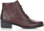 Remonte Rode Gesloten Booties Dames Enkellaarzen Red Dames - Thumbnail 14