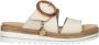 Remonte Slippers wedge heel summer shoe slippers with decorative buckle - Thumbnail 2