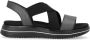 Remonte Zwarte Casual Open Sandalen Vrouwen Black Dames - Thumbnail 1