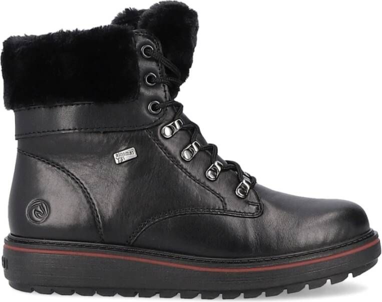 Remonte Zwarte Gesloten Booties Enkellaarzen Vrouwen Black Dames