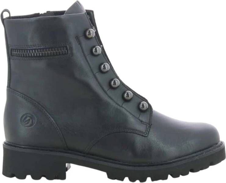 Remonte Zwarte Veterschoenen voor Vrouwen Black Dames