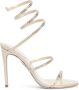 René Caovilla Elegante Strass Sandalen in Nude & Neutrals Beige Dames - Thumbnail 1