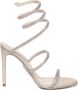 René Caovilla Kristal Cleo Beige Sandalen Beige Dames - Thumbnail 1