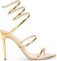 René Caovilla Metallic Sandalen voor Vrouwen Elegante Stijl Yellow Dames - Thumbnail 1