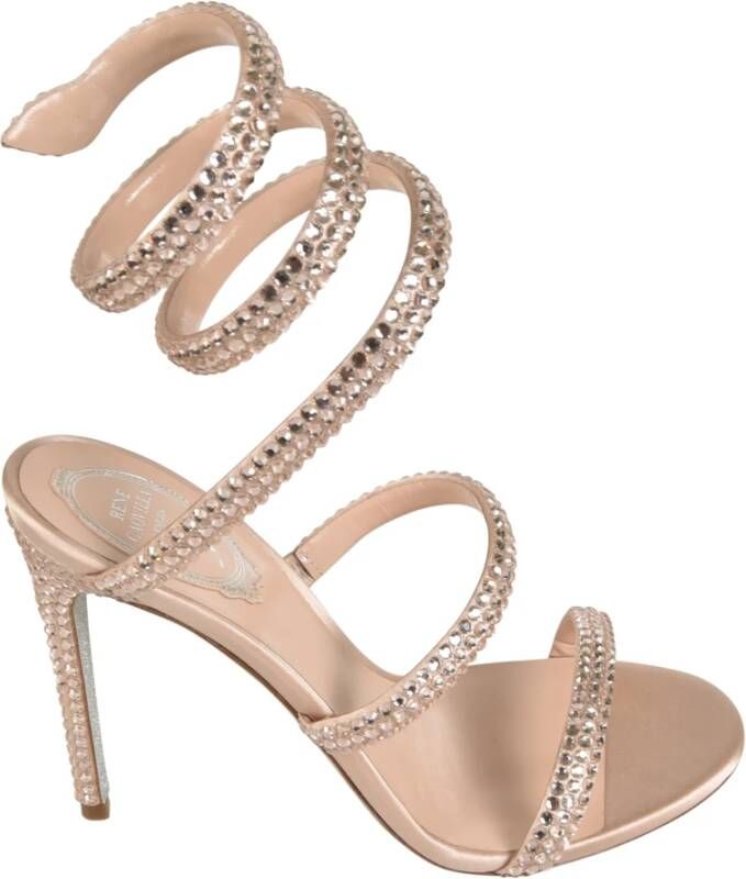 René Caovilla Elegante Sandalen voor Vrouwen Beige Dames