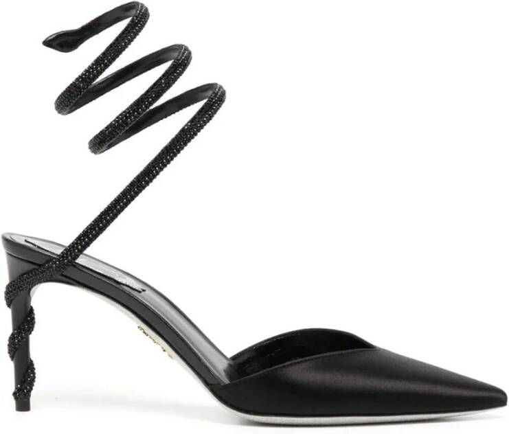 René Caovilla Elegante Zwarte Pumps Black Dames