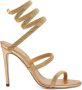 René Caovilla Gouden Cleo Sandalen met Slangen Hardware Yellow Dames - Thumbnail 1