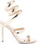 René Caovilla Gouden Cleo Spiegel Sandalen Yellow Dames - Thumbnail 1