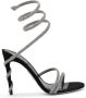 René Caovilla Kristal Margot Zwarte Sandalen Black Dames - Thumbnail 1