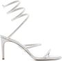 René Caovilla Metallic Rhinestone Spiral Strap Sandalen Gray Dames - Thumbnail 1