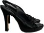 René Caovilla Pre-owned Canvas heels Black Dames - Thumbnail 1