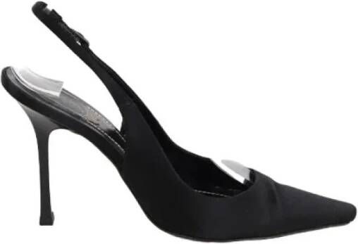 René Caovilla Pre-owned Fabric heels Black Dames