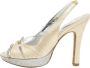 René Caovilla Pre-owned Leather sandals Beige Dames - Thumbnail 1