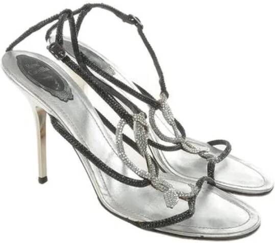 René Caovilla Pre-owned Mesh heels Black Dames